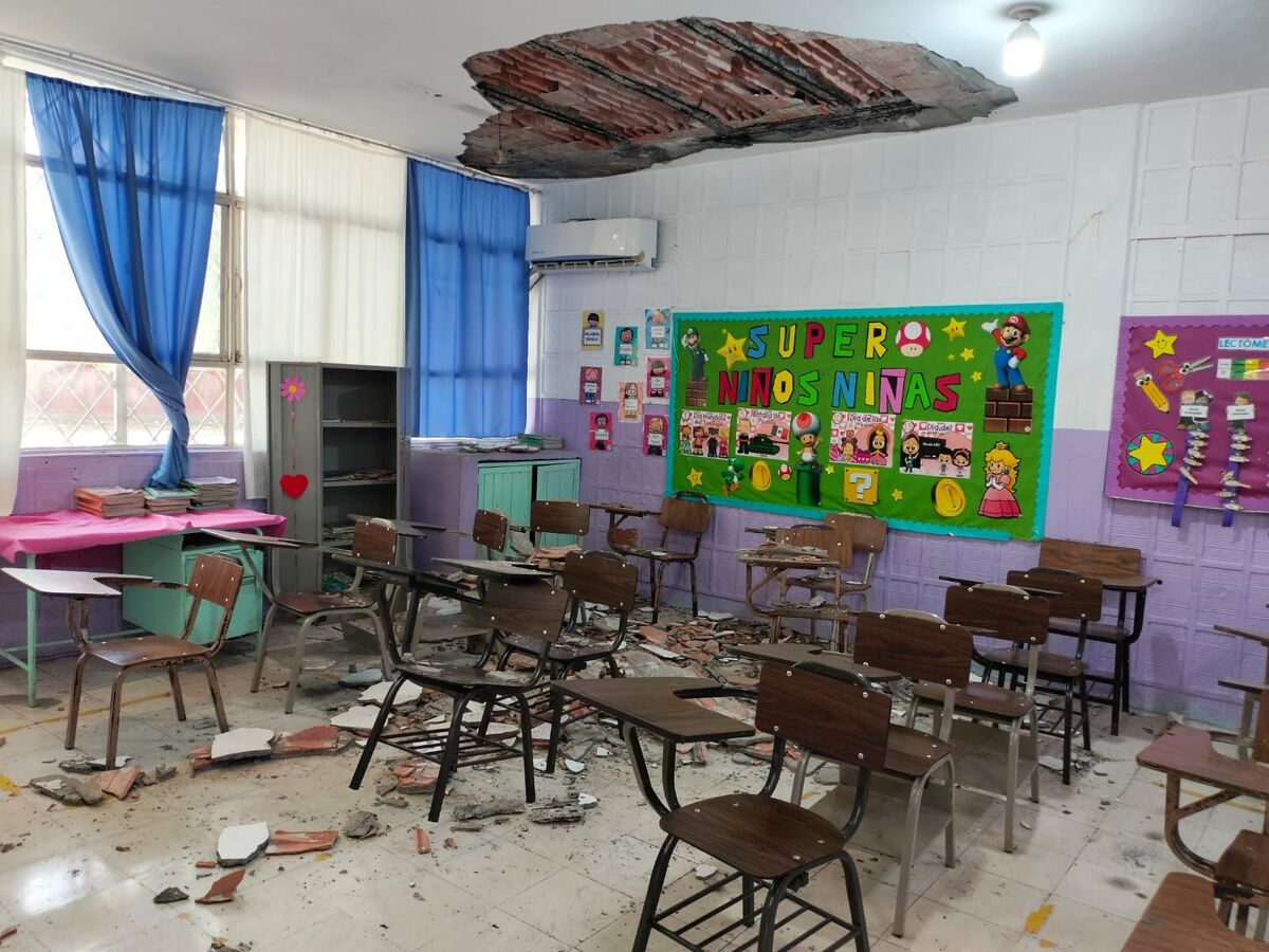 Emite la CEDH recomendación a Educación por colapso de losa en primaria