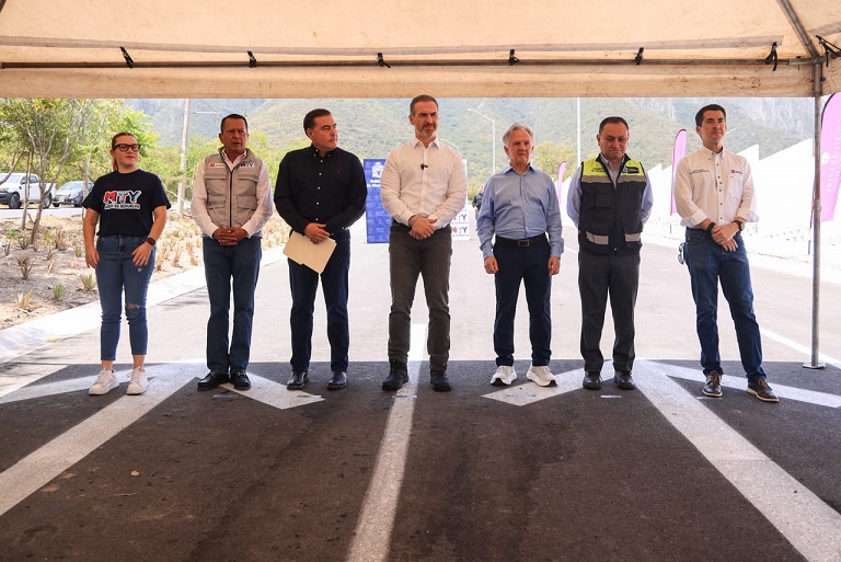Inauguran ampliación de la avenida Pedro Infante, al poniente de Monterrey