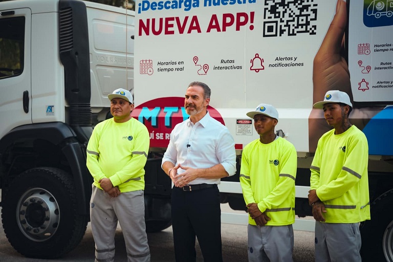 Se podrá revisar en app por dónde va el camión de la basura en Monterrey