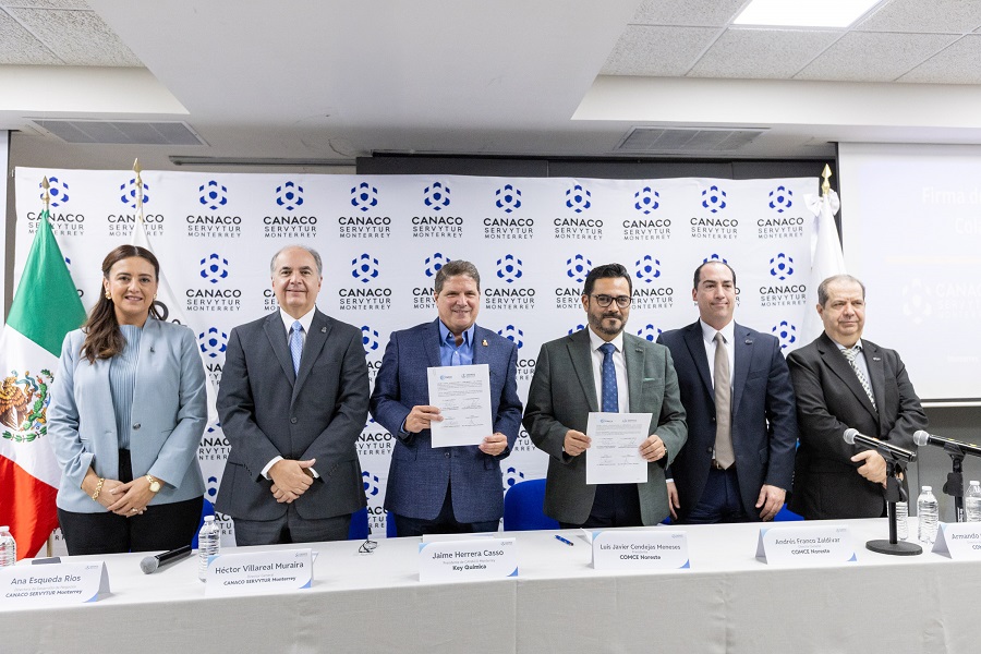 Canaco y Comce Noreste firman convenio para fortalecer competitividad